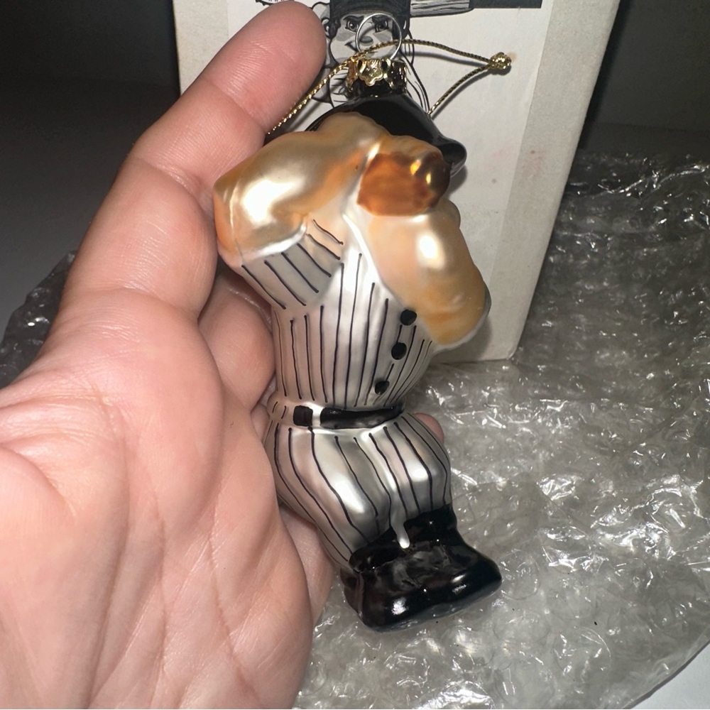 Blown Glass Ornament Houston Astros Baseball Player Christmas Holiday Gift - Picture 8 of 9